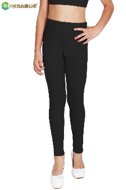 LEGGINS DANZA IN LYCRA NERO BAMBINA